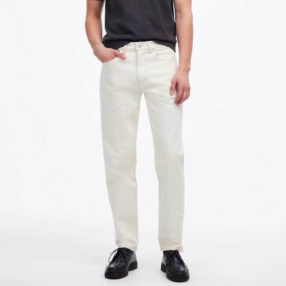 Madewell Men's Relaxed Taper Jeans Vintage Canvas Stretch Denim Size 31x32 NWT